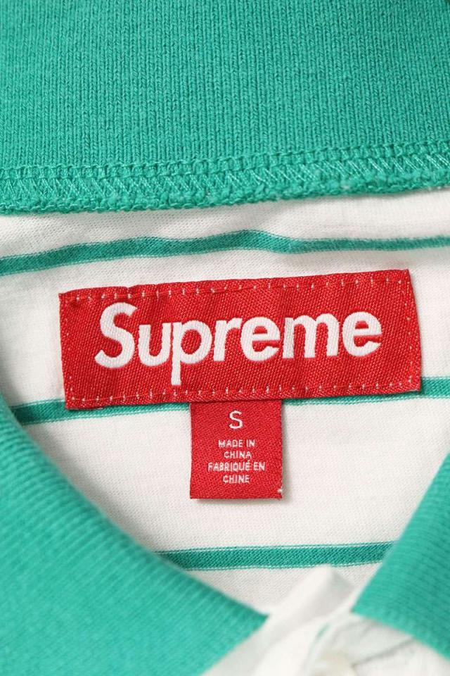 シュプリーム サイズ:S 24SS Stripe S S Polo グラフィックストライプ