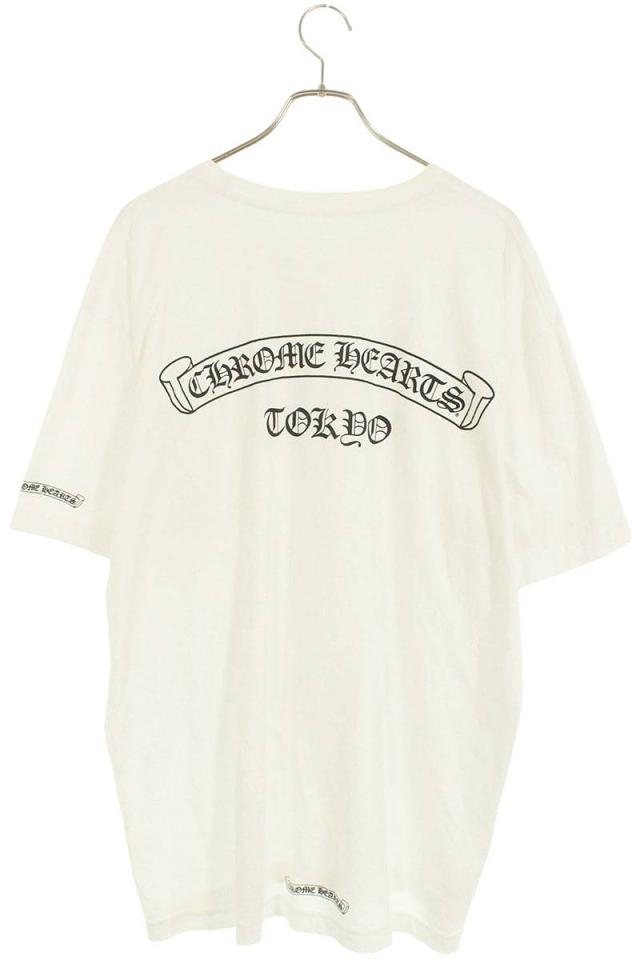 クロムハーツ サイズ:XL  CH T-SHRT 1 東京限定バックアーチロゴプリントTシャツ 中古 SS07 クロムハーツ サイズ:XL CH T-SHRT 1 東京限定バックアーチロゴ