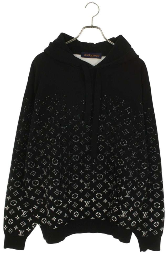 ルイヴィトン サイズ:L  RM222Q USO HNN45W モノグラム総柄グラディエントプルオーバーパーカー 中古 FK04