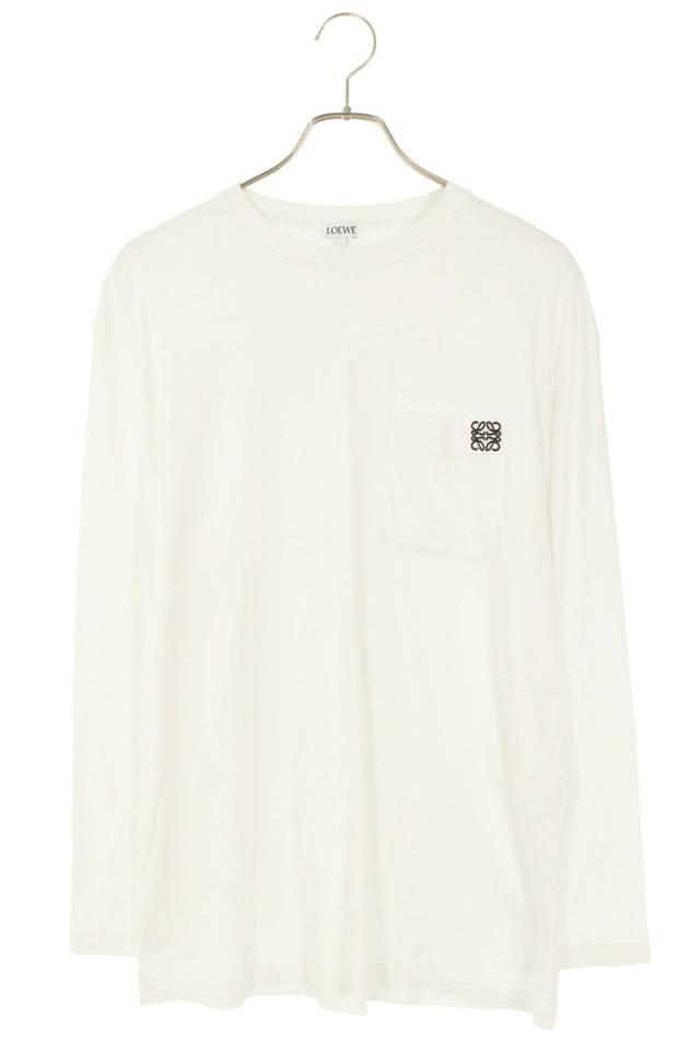 ロエベ サイズ:M  H526Y24J04 アナグラム刺繍長袖カットソー 中古 SS13