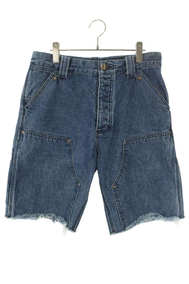 クロムハーツ サイズ:30インチ DENIM CARPENTER SHORTS デニムカーペンターハーフパンツ 中古 SJ02