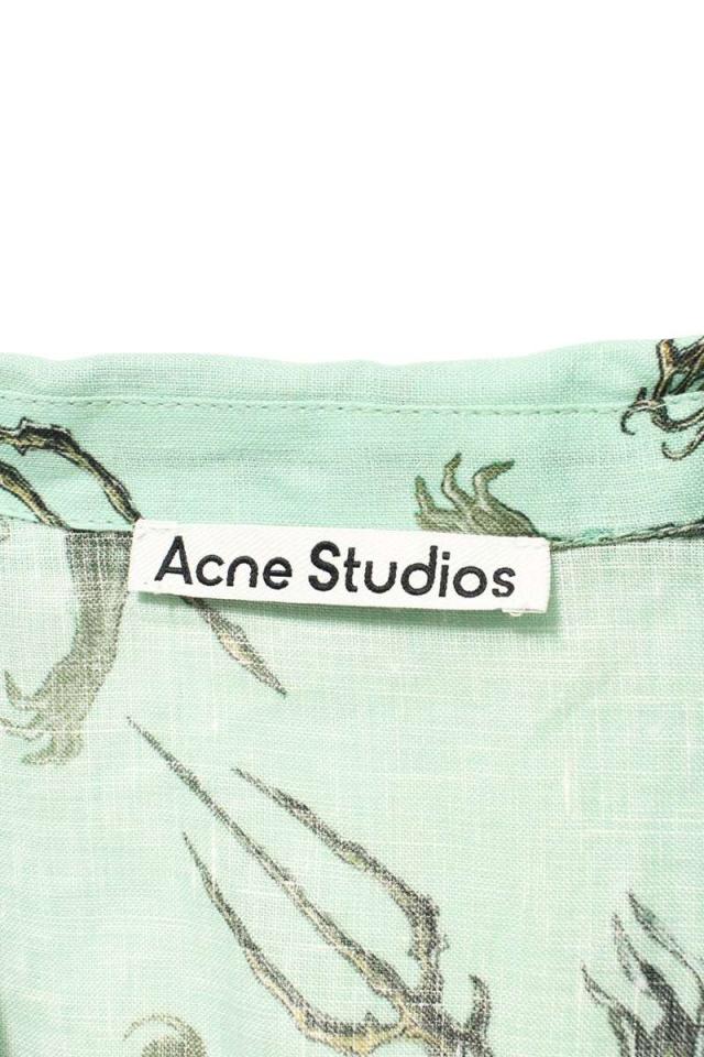 アクネストゥディオズ サイズ:46 FN-MN-SHIR000864 プリントボタン