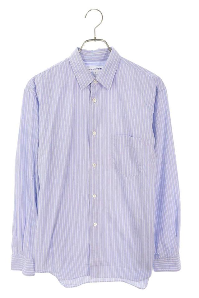 コムデギャルソンシャツ サイズ:S  FO03B201 ストライプ長袖シャツ 中古 BS99