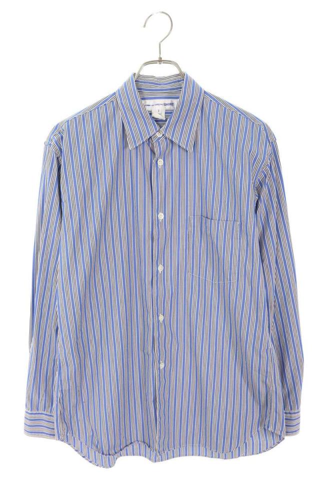 コムデギャルソンシャツ サイズ:S  FZ-B224 ストライプ長袖シャツ 中古 BS99
