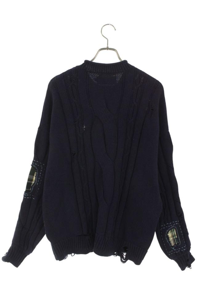 ユニオン サイズ:1 ケーブル編みダメージ加工ニット 中古 BS99 ユニオン サイズ:1 ケーブル編みダメージ加工ニット 中古 BS99