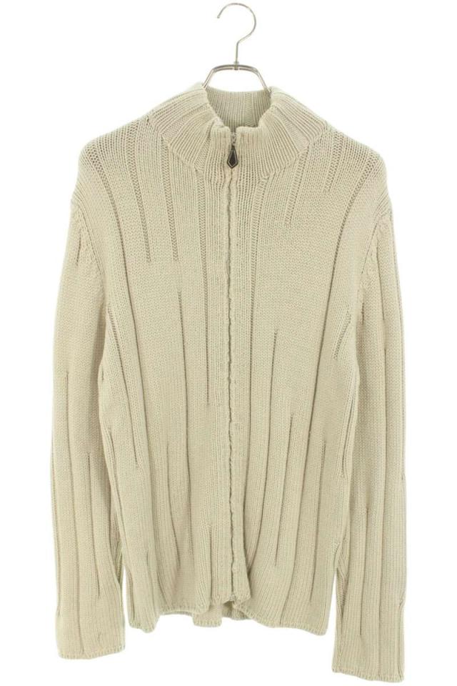 エルメス サイズ:M カシミヤ混ジップアップドライバーズニット 中古 BS99