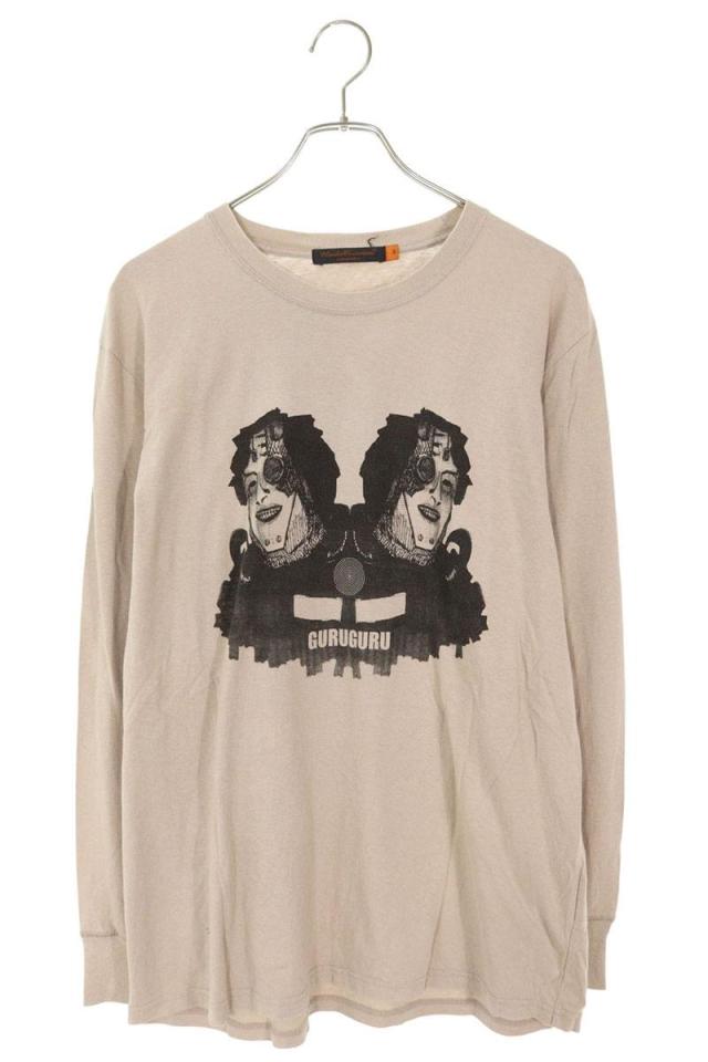アンダーカバー サイズ:3 06AW GURUGURUプリント長袖カットソー 中古 BS55