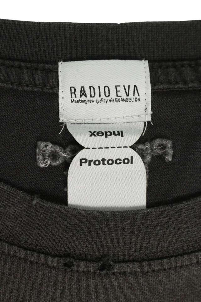 プロトコル インデックス サイズ:3 ヴィンテージ加工アニメプリントT