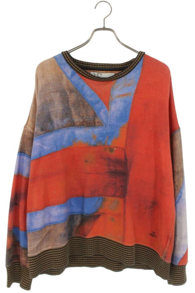 ヴィヴィアンウエストウッドマン サイズ:48  VW-LP-71922 総柄スウェット 中古 BS99