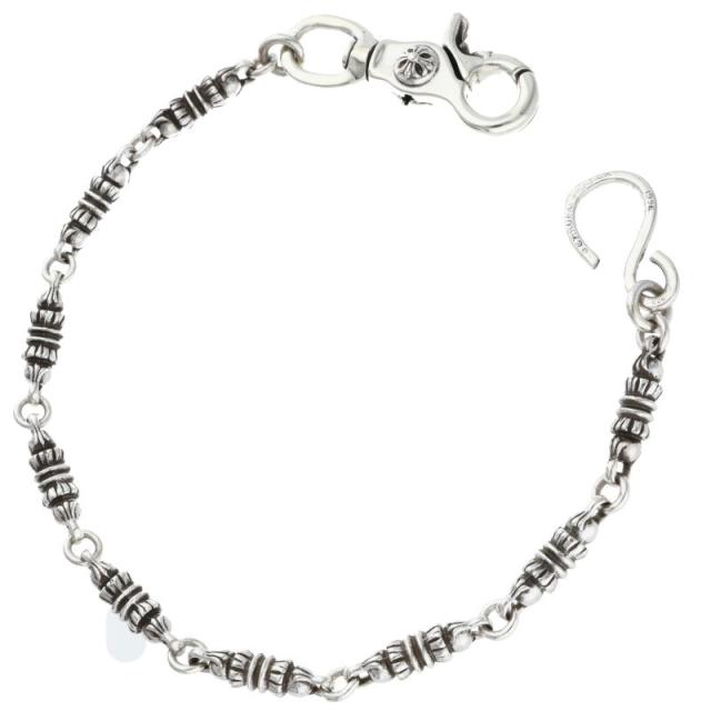 クロムハーツ サイズ:ショート  BARREL SHORT-S 1クリップショートバレルリンク シルバーウォレットチェーン 中古 SS07