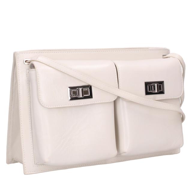 バイファー  ダブルポケットショルダーバッグ 中古 BS99