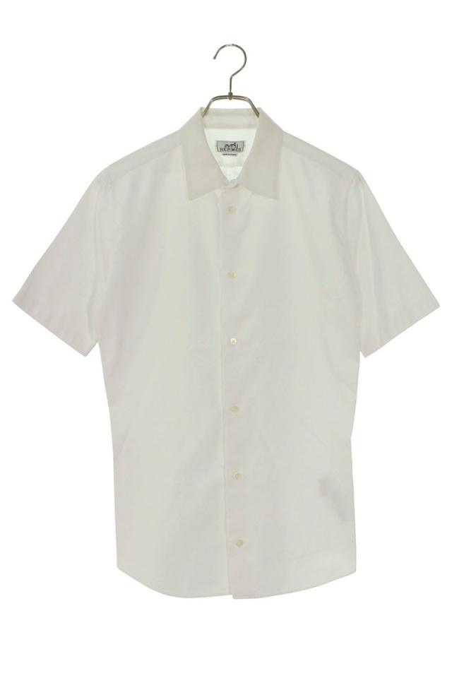 エルメス サイズ:41 プレーン素材切り替え半袖シャツ 中古 BS99