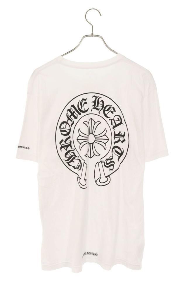 クロムハーツ サイズ:XL  CH T-SHRT 1 バックホースシュープリントTシャツ 中古 SJ02 クロムハーツ サイズ:XL CH T-SHRT 1 バックホースシュープリントT