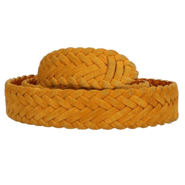 トムフォード サイズ:90/36 スエードレザーメッシュベルト 中古 BS99