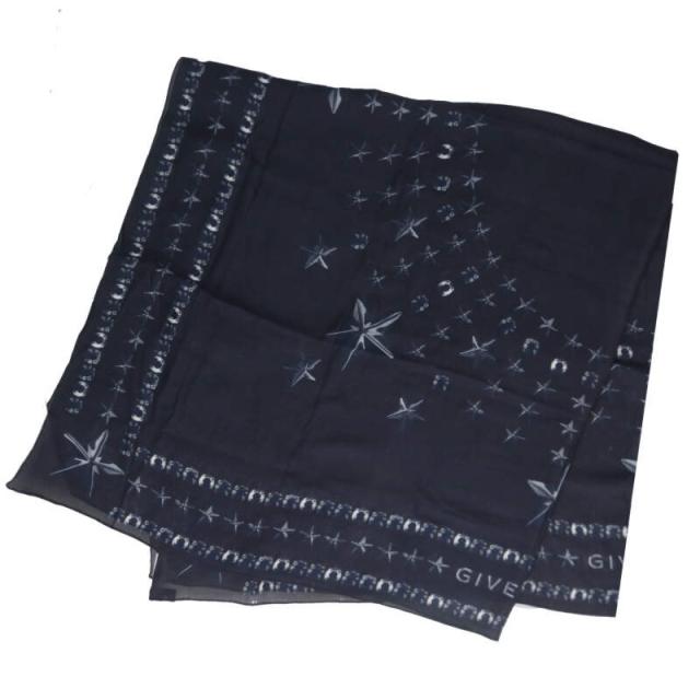 ジバンシィ  スターモチーフスカーフ 中古 BS99