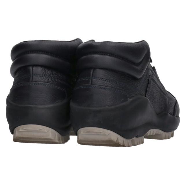 ランバン サイズ:9  FM-SKDMB0-VEPF-E15 Paper Effect Leather Running Sneakers シャークソールミドルカットレザースニーカー 中古 BS99 ランバン サイズ:9 FM-SKDMB0-VEPF-E15 Paper Effect Leather Running