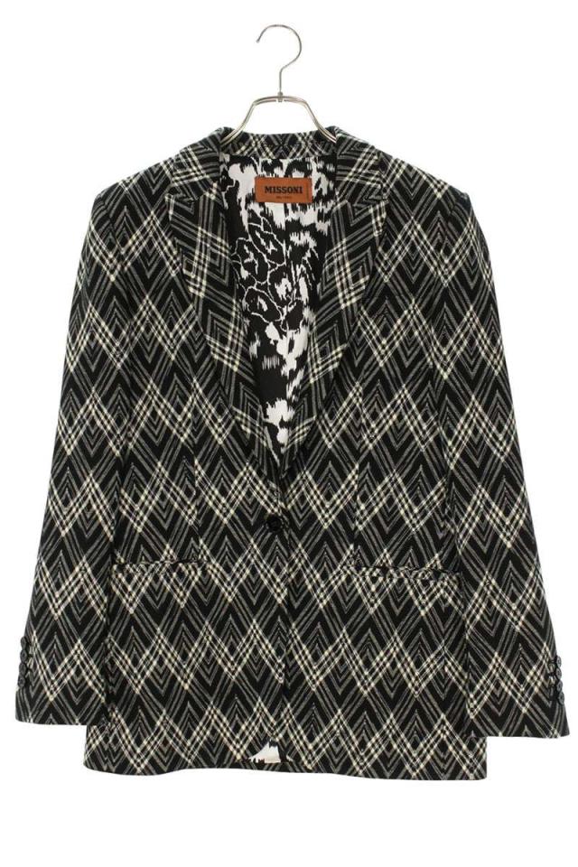ミッソーニ サイズ:40 チェック柄ジャケット 中古 BS99