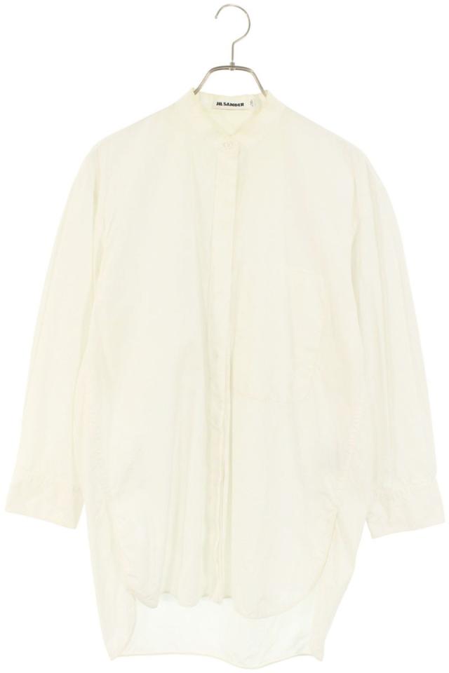 ジルサンダー サイズ:34  JSEN600105 バンドカラー長袖シャツ 中古 BS99