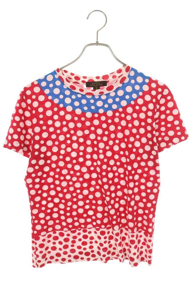 ルイヴィトン  草間彌生 サイズ:S  12AW  RW122J F21S20JGB ドット柄Tシャツ 中古 BS99