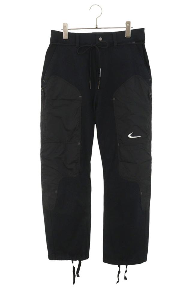 ナイキ オフホワイト サイズ:S  NRG I PANT CU2500-010 ナイロン切替コットンカーゴロングパンツ 中古 BS99