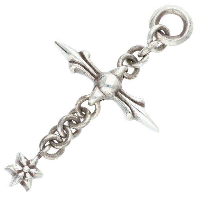 クロムハーツ ROLY CROSS ローリークロス チャーム シルバーネックレストップ 中古 OK15