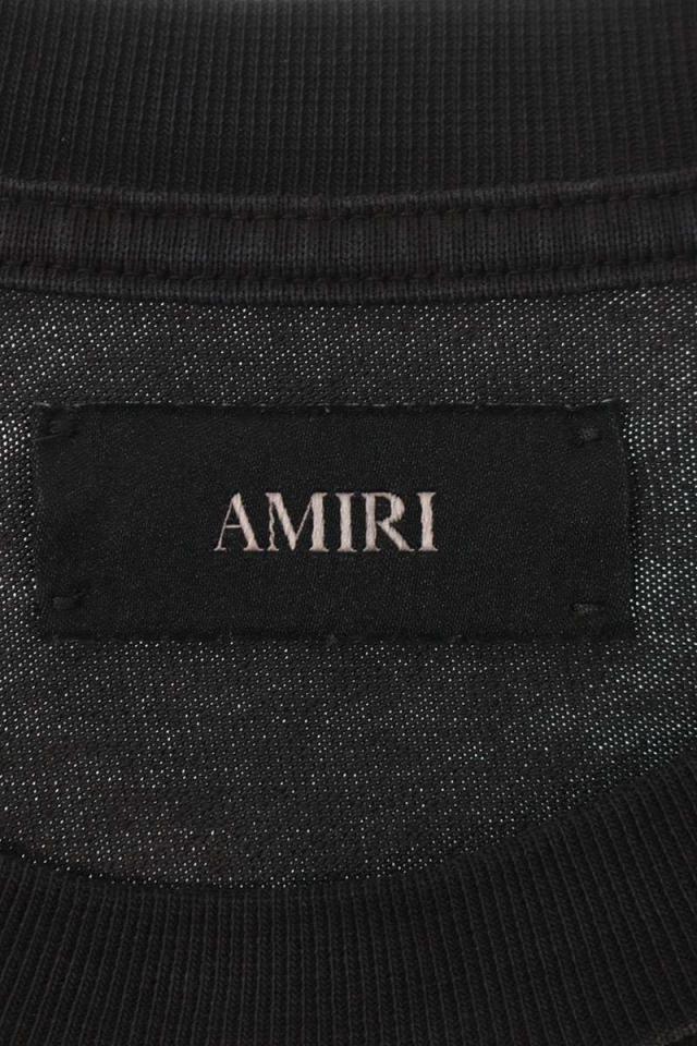 アミリ サイズ:M ラインストーンロゴデザインTシャツ 中古 SB01
