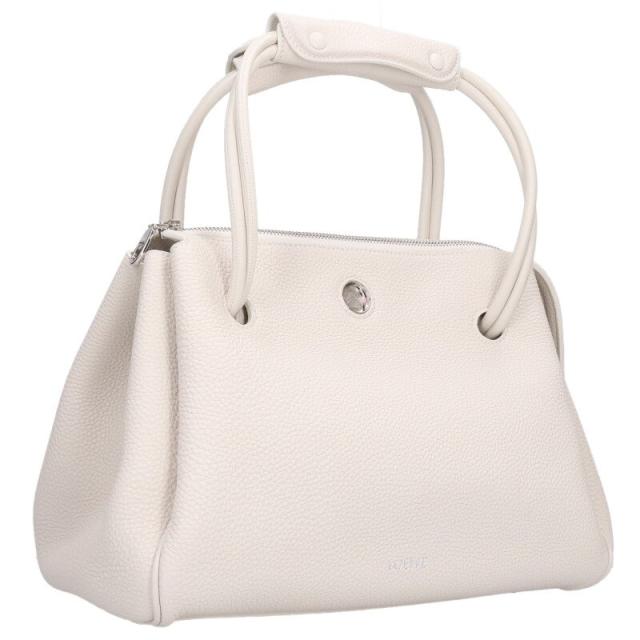 ロエベ   マドリードバッグ ミディアム サプルグレインカーフレザーハンドバッグ 中古 SB01