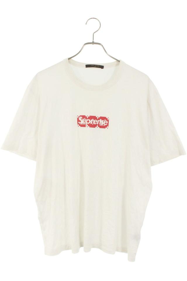 シュプリーム ルイヴィトン サイズ:XL  17AW  HDY92WJC8 モノグラムボックスロゴTシャツ 中古 SB01