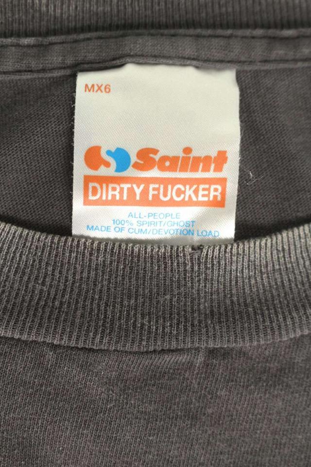 セントマイケル サイズ:M  25SS  SM-HR8-0000-001 ヴィンテージ加工LOVEプリントTシャツ 中古 OM10 セントマイケル サイズ:M 25SS SM-HR8-0000-001 ヴィンテージ加工LOVE