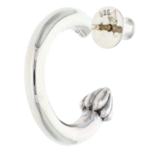 クロムハーツ HOOP PLAIN プレーンフープ シルバーピアス 中古 SS07