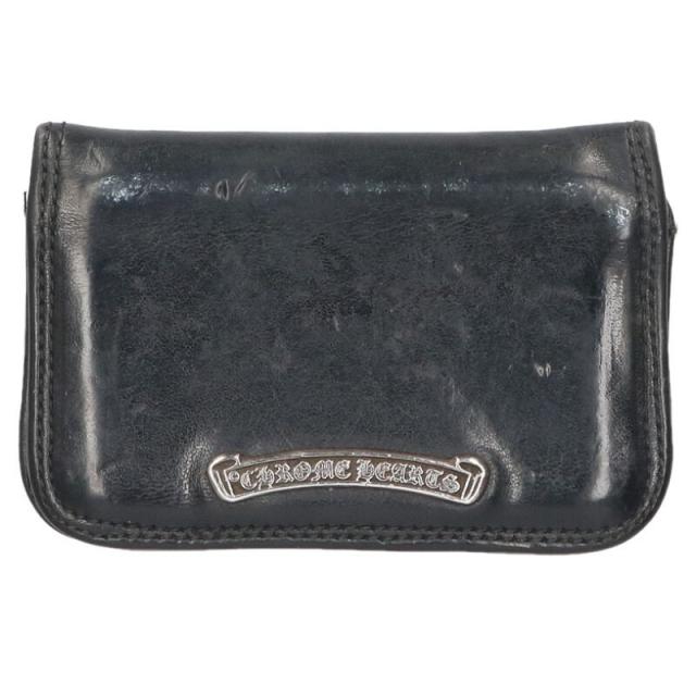クロムハーツ   CARD CASE オールド グロメット付きレザーカードケース 中古 NO05