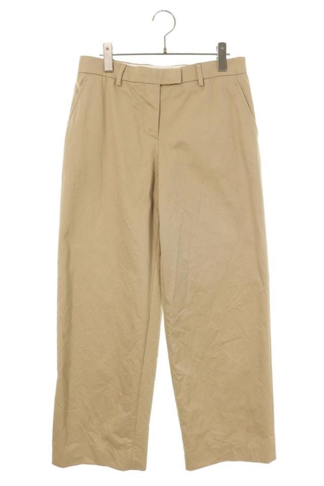 ミュウミュウ サイズ:38  MP1585 バックロゴ刺繍チノロングパンツ 中古 FK04