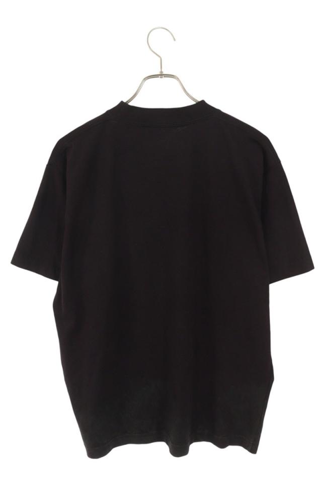 バレンシアガ サイズ:L 790375 TQVT1 メタルBBロゴTシャツ 中古 SB01の