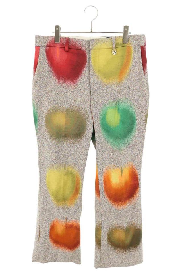 ルイヴィトン サイズ:48  23AW  RM232 CFC HPP60W ブルーリーアップルロングパンツ 中古 SB01