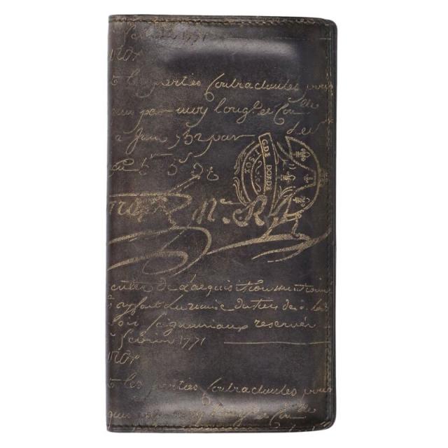 ベルルッティ   サンタル カリグラフィレザー二つ折り長財布 中古 BS99