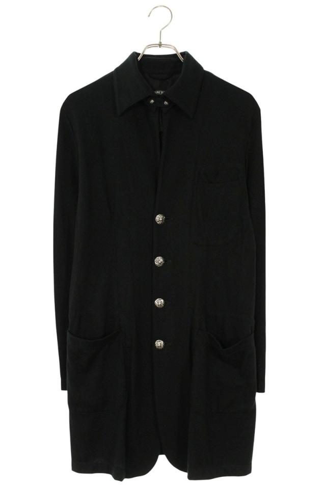 クロムハーツ サイズ:S クロスボールボタンカシミアコート 中古 SJ02
