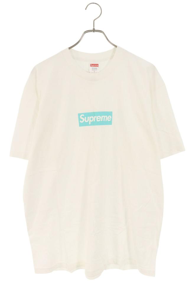 シュプリーム  ティファニー サイズ:L  21AW  Box Logo Tee ボックスロゴTシャツ 中古 SB01