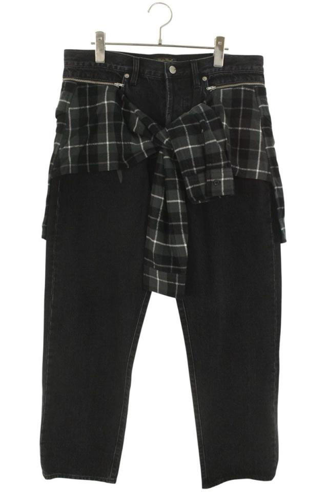 シュプリーム  アンダーカバー サイズ:32インチ  Layered Jean レイヤードデニムパンツ 中古 BS99