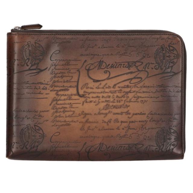 ベルルッティ   ニノGM スクリットレザークラッチバッグ 中古 BS99