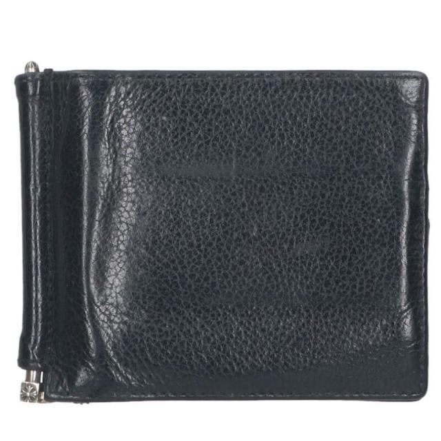 クロムハーツ   WALLET MONEY CLIP マネークリップレザーウォレット財布 中古 OK15