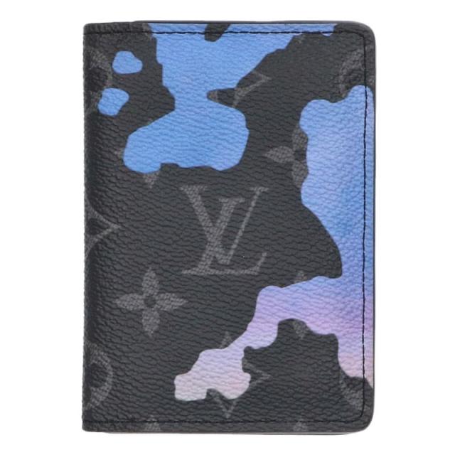 ルイヴィトン   M81784 オーガナイザー ドゥ ポッシュ ルームウィズアビュー モノグラムエクリプスカードケース 中古 BS99