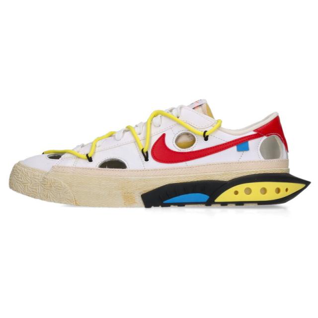ナイキ オフホワイト サイズ:27.5cm  BLAZER LOW 77 OW DH7863-100 ブレーザーロウ77スニーカー 中古 BS99