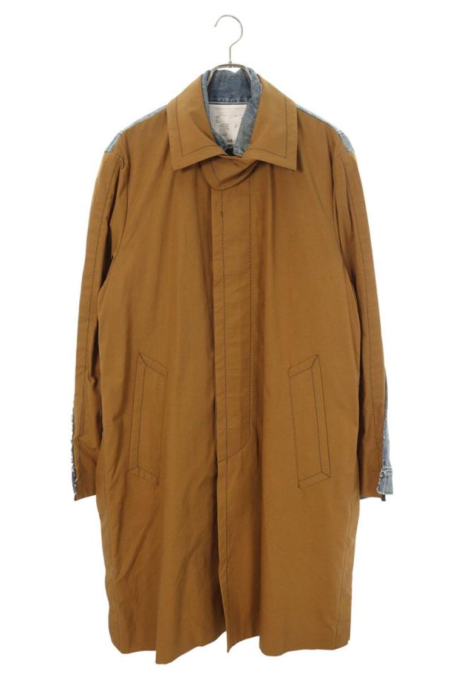 サカイ サイズ:3  20-02319M デニムドッキングミリタリーコート 中古 BS99