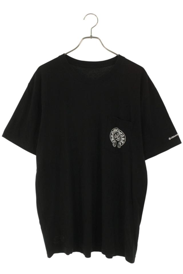 クロムハーツ サイズ:XL  CH T-SHRT 1 バックホースシュープリントTシャツ 中古 SJ02