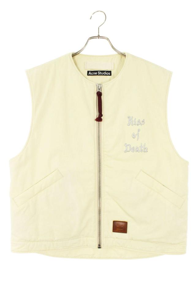 アクネストゥディオズ サイズ:L  FA-UX-OUTW000069 Kiss of Deathジップアップ中綿ベスト 中古 BS99