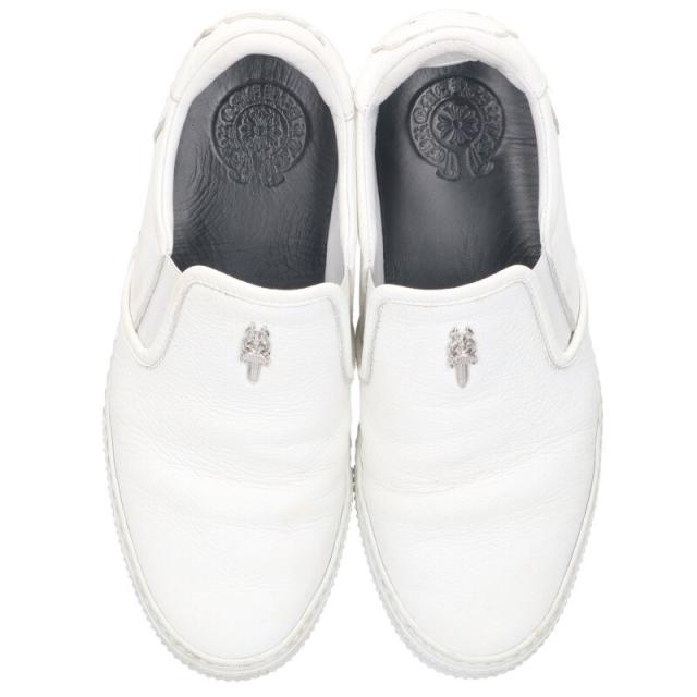クロムハーツ サイズ:38 SLIP ON BLK CALF スリッポン ダガー装飾