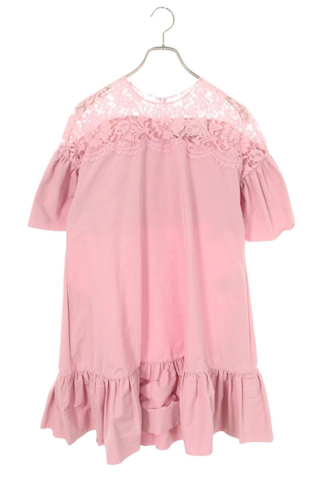 ヴァレンティノ サイズ:40  TB3VAQA04H2 レース装飾ドレスワンピース 中古 BS99