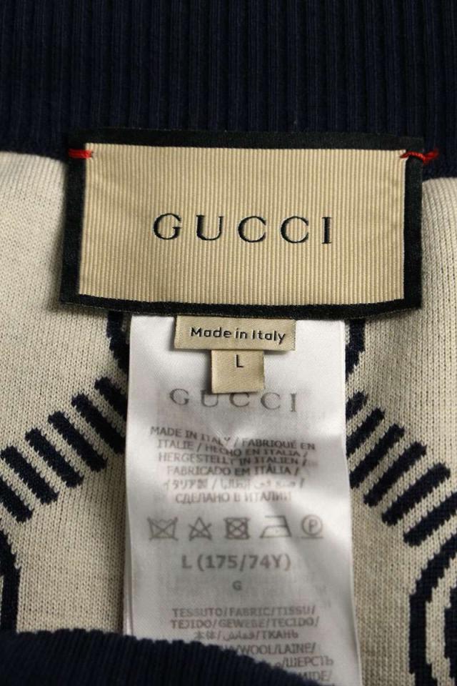グッチ サイズ:L 692700 XKCB2 GGウールジャガードロングスカート 中古