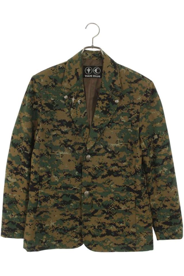 サグクラブ サイズ:1  TC24JK2904 デジタルカモ柄ノッチドラペルジャケット 中古 SB01
