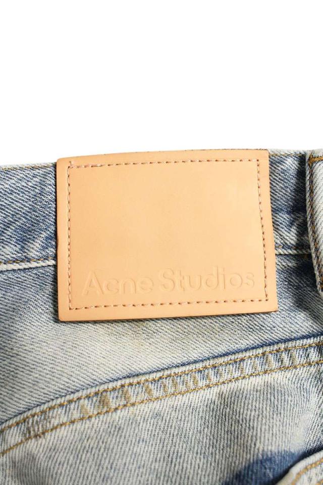 アクネストゥディオズ サイズ:30/32  2021M PENICILLIN クラッシュユーズド加工ルーズフィットデニムパンツ 中古 SB01